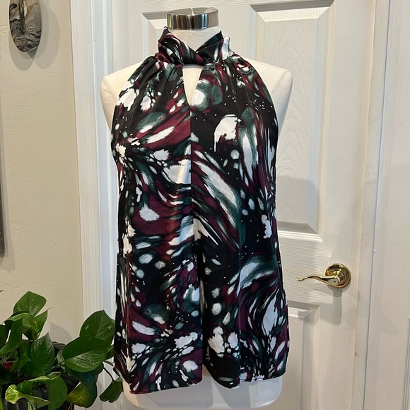 THE LIMITED Colorful Sleeveless Halter Top - Picture 4 of 11